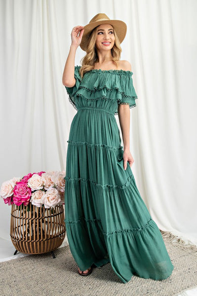 Merida Off Shoulder Maxi Dress