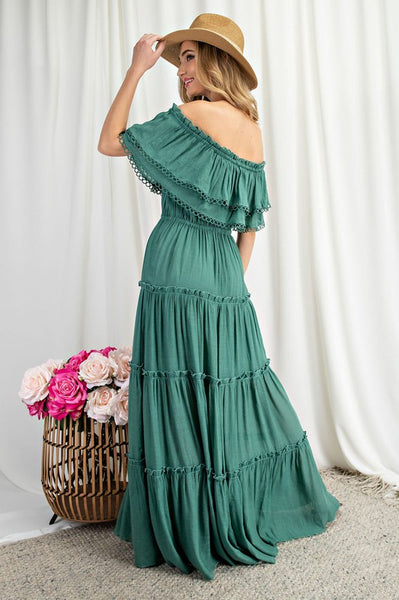 Merida Off Shoulder Maxi Dress