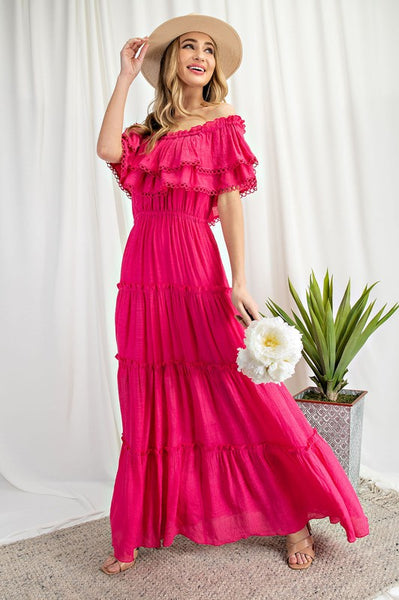 Merida Off Shoulder Maxi Dress