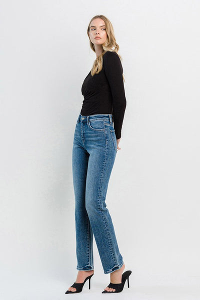 Vervet High Rise Straight Jeans