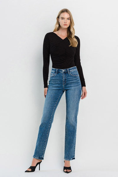 Vervet High Rise Straight Jeans