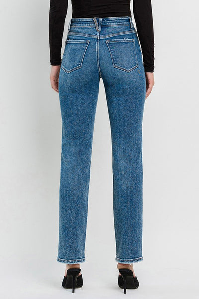 Vervet High Rise Straight Jeans