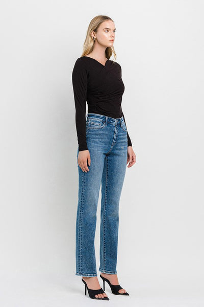 Vervet High Rise Straight Jeans