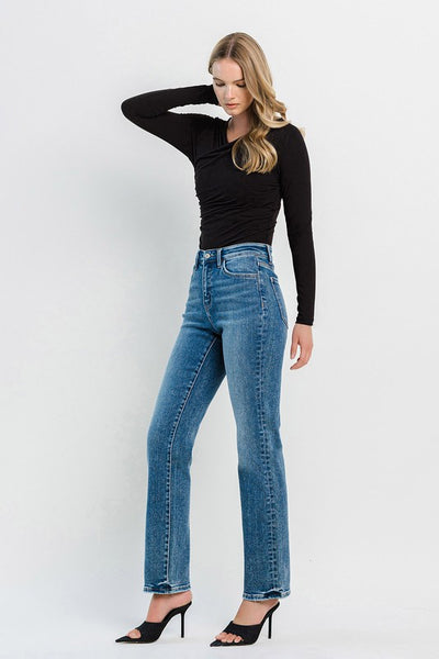 Vervet High Rise Straight Jeans