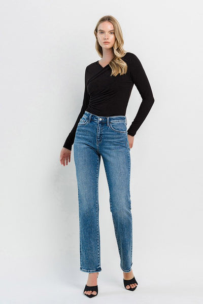 Vervet High Rise Straight Jeans