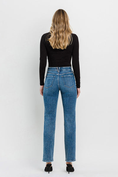 Vervet High Rise Straight Jeans