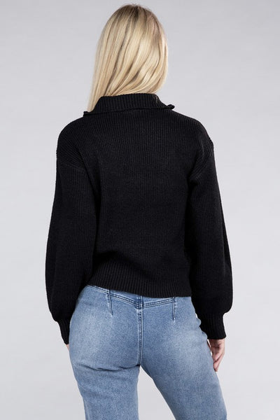 Zephyr Half Zip Sweater