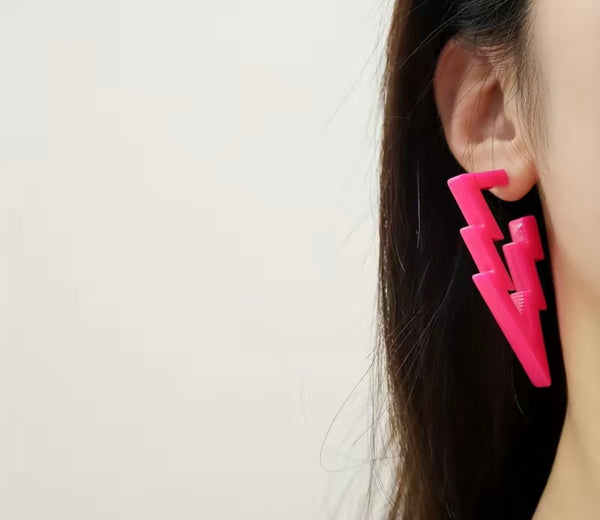 Pink Flash Earrings