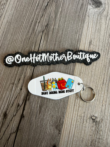 Mom Stuff Keychain