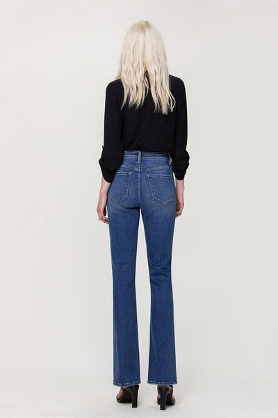 Skinny Bitch High Rise Slim Bootcut Jeans by Vervet