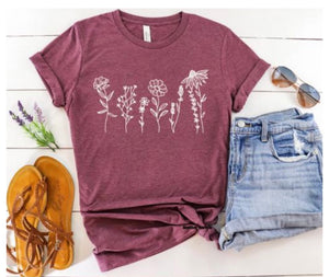 Wildflowers Graphic T-Shirt