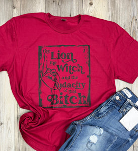 The Lion, the Witch and the Audacity T-Shirt