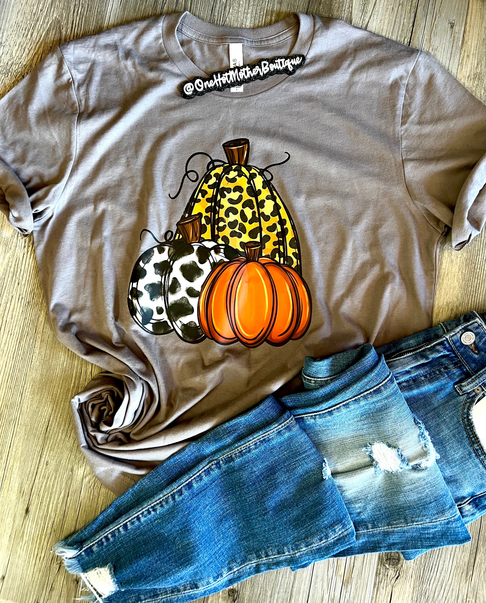 Animal Print Pumpkins T-Shirt